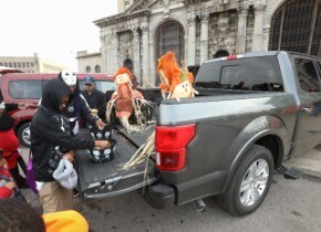 Halloween at Michigan Central Station